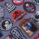 Bügelaufkleber - Schädel